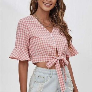 Gingham top